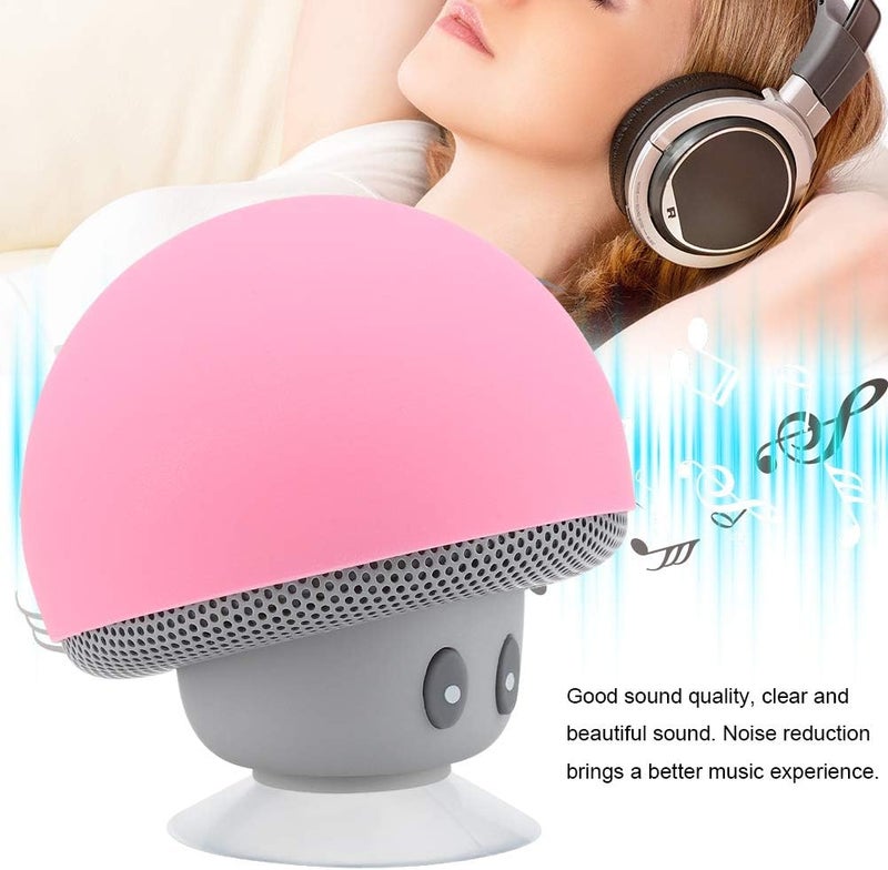 Tangxi Speaker, Mini Portable Bluetooth3.0 Mushroom Speaker, Noise Reduction Subwoofer with Suction Cup Function for Family, Friends, Kids - Image 3
